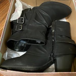 Brand New Jelly Pop Black Booties - 9.5